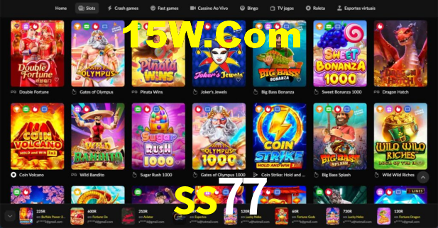 Mercados ao vivo e cash out na ss77